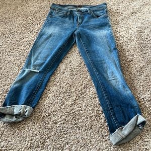 Citizens of humanity low rise cropped jeans